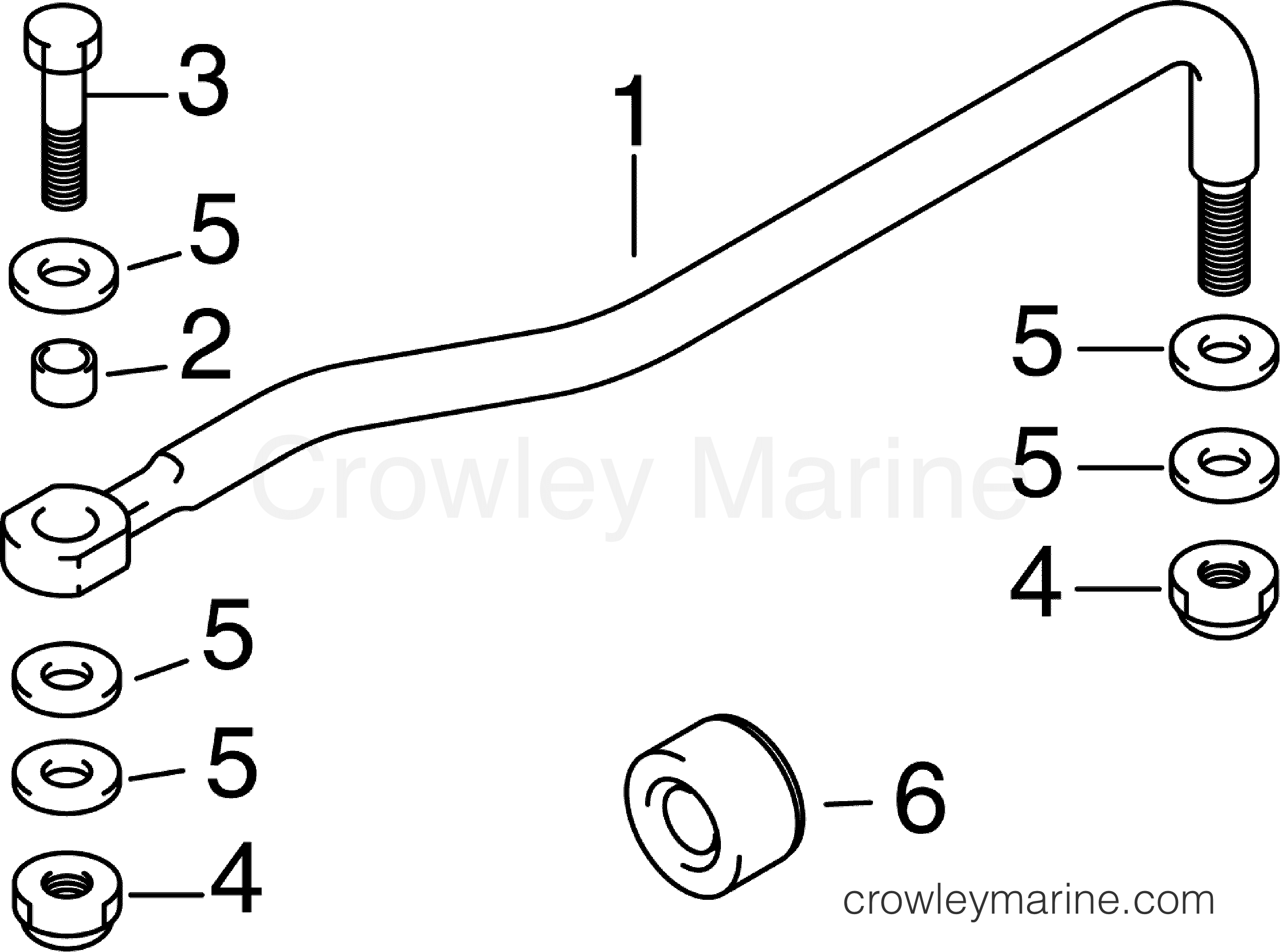 DRAG LINK 25,30 HP (3 CYL 4STROKE) 20052010 Rigging Accessories