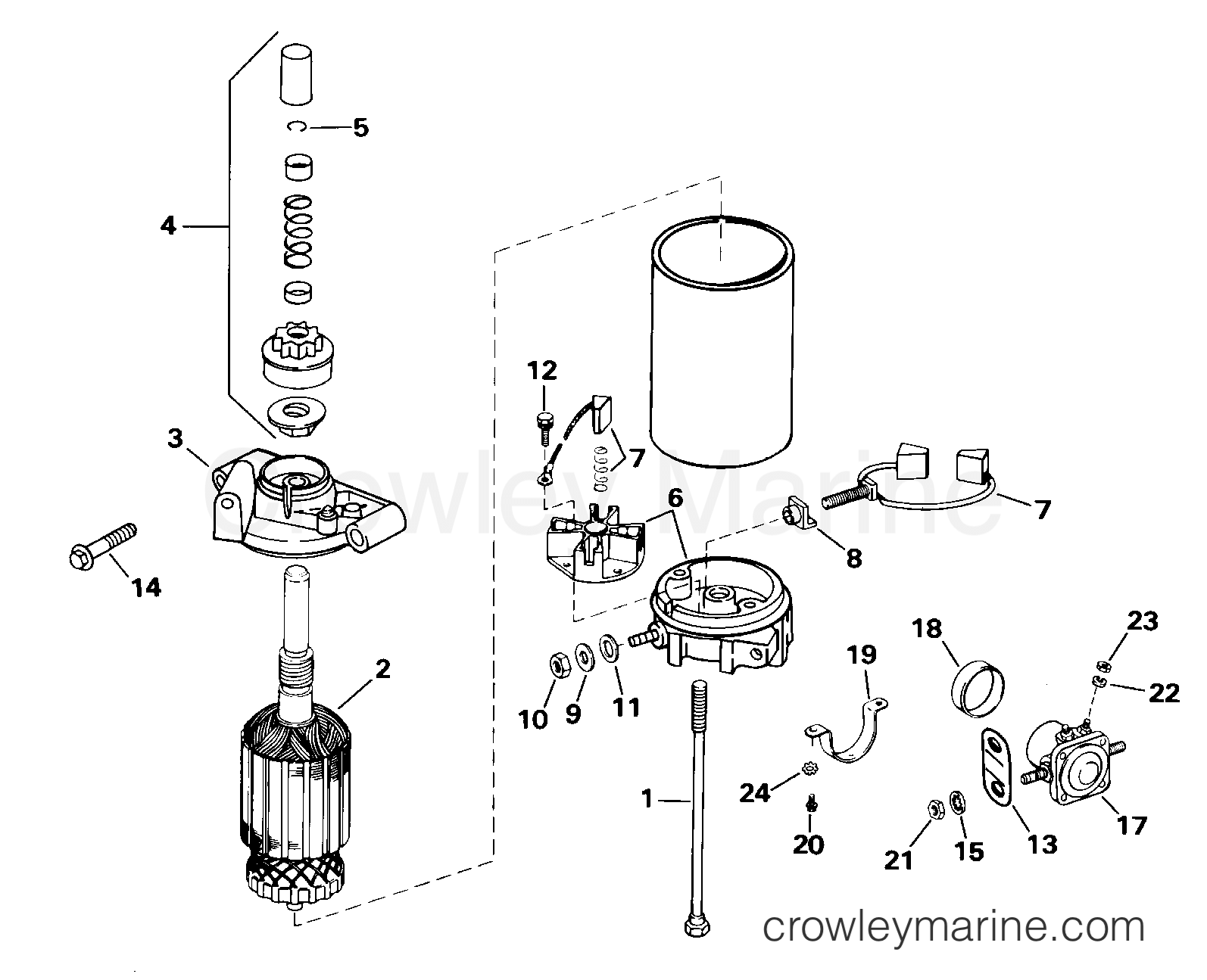 2000 Outboard 35 - J35PL3SSB - ELECTRIC STARTER
