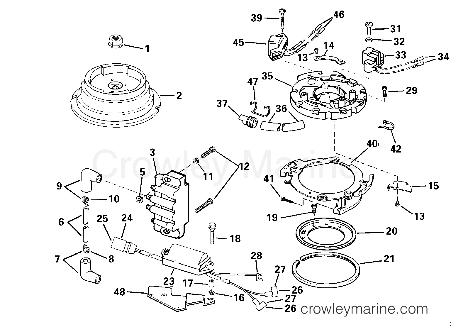 2000 Outboard 8 - E8WRSSC - IGNITION