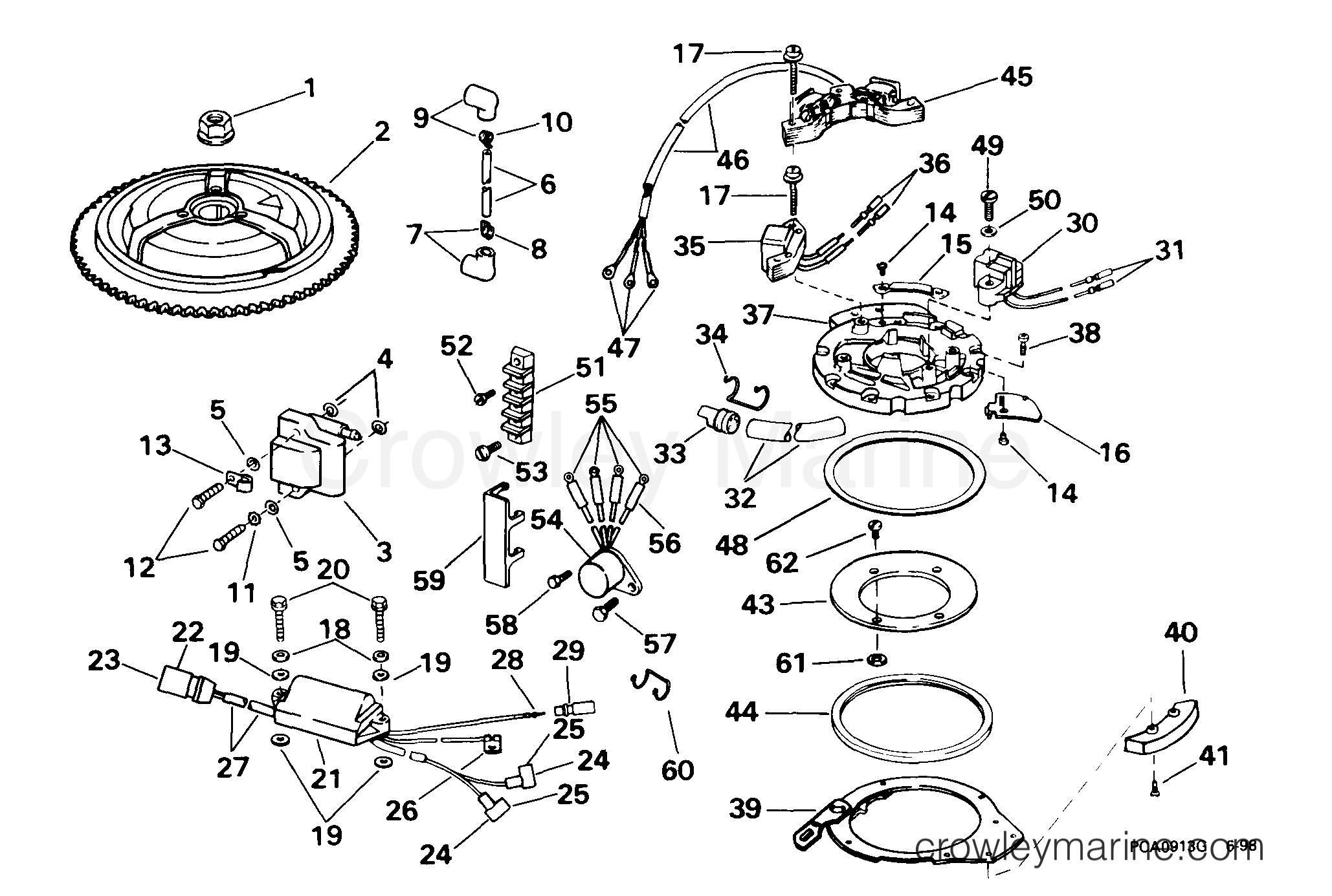 1999 Outboard 30 - J30EEEC - IGNITION