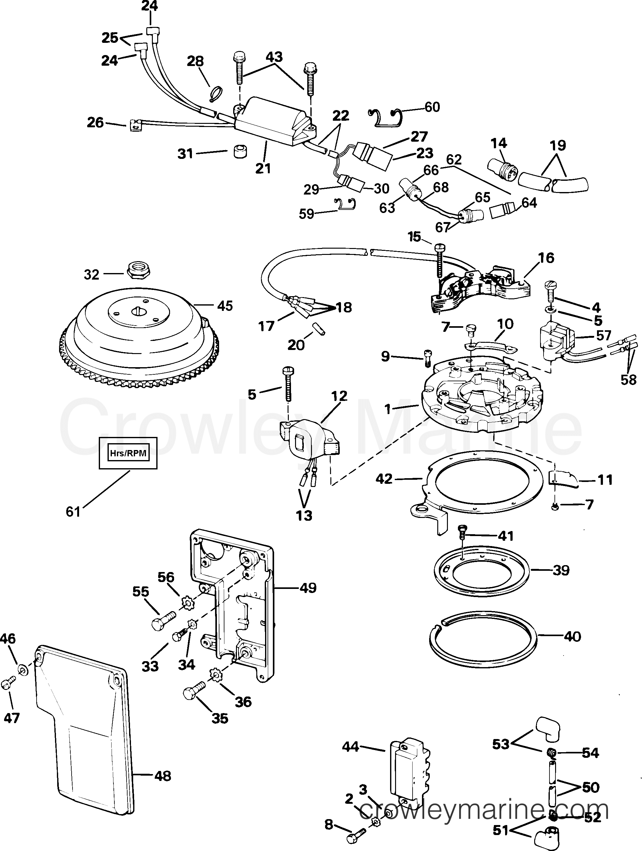 2003 Outboard 55 ML - J55MRL - IGNITION & ELECTRICAL