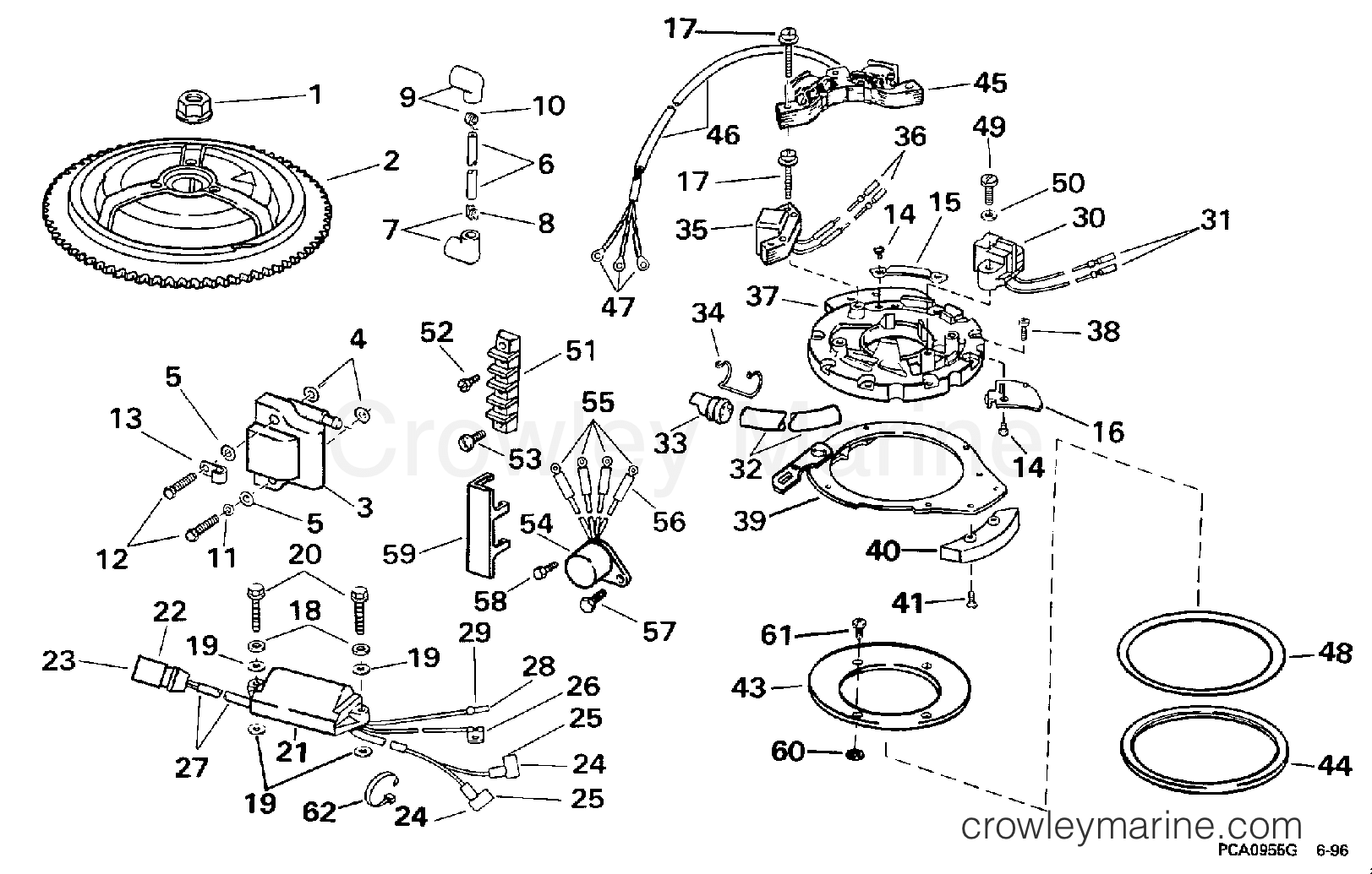 1998 Outboard 25 - E25TEECB - IGNITION