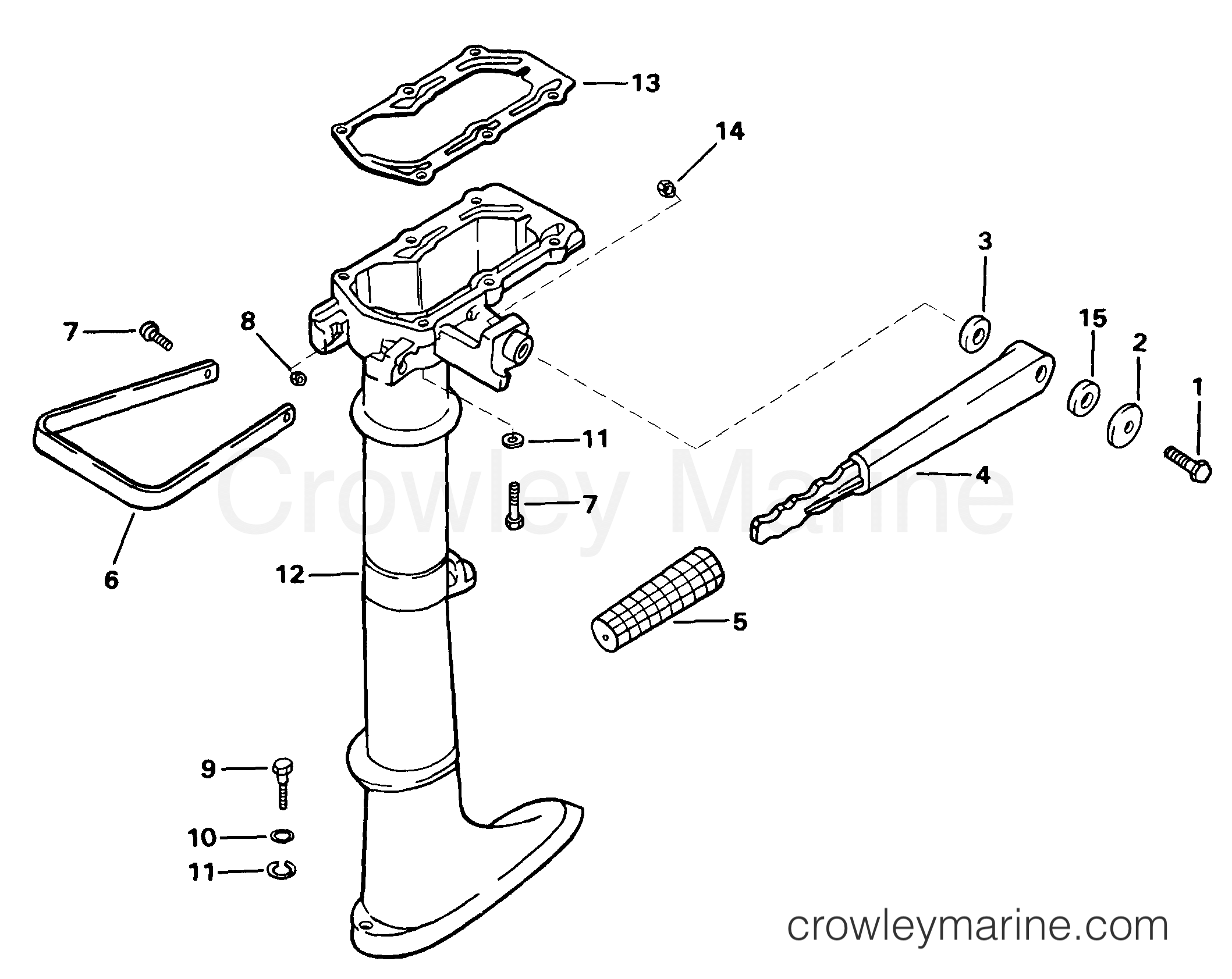1999 Outboard 3.3 - J3REEC - MIDSECTION