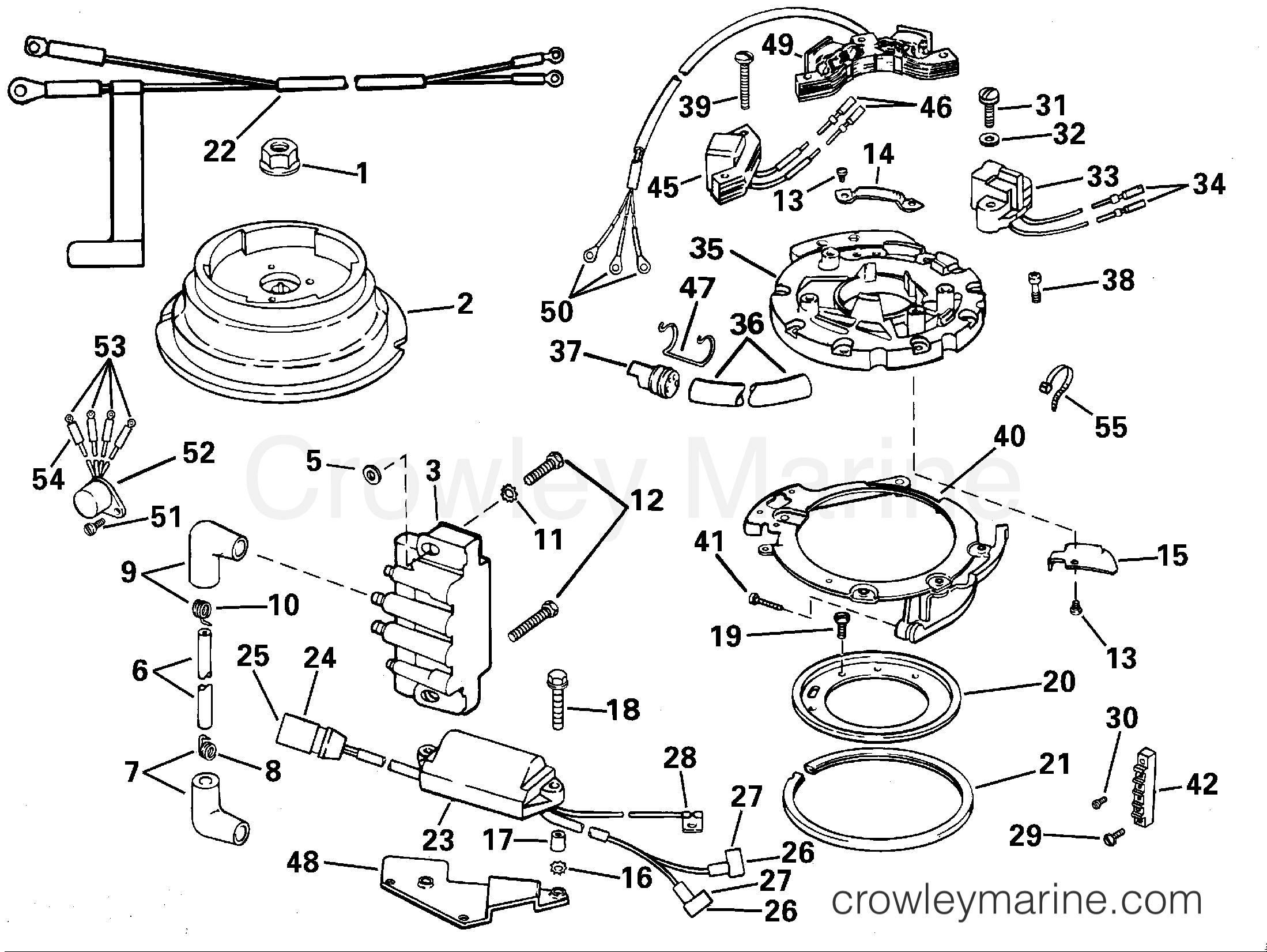 2001 Outboard 6 - J6RVSIB - IGNITION