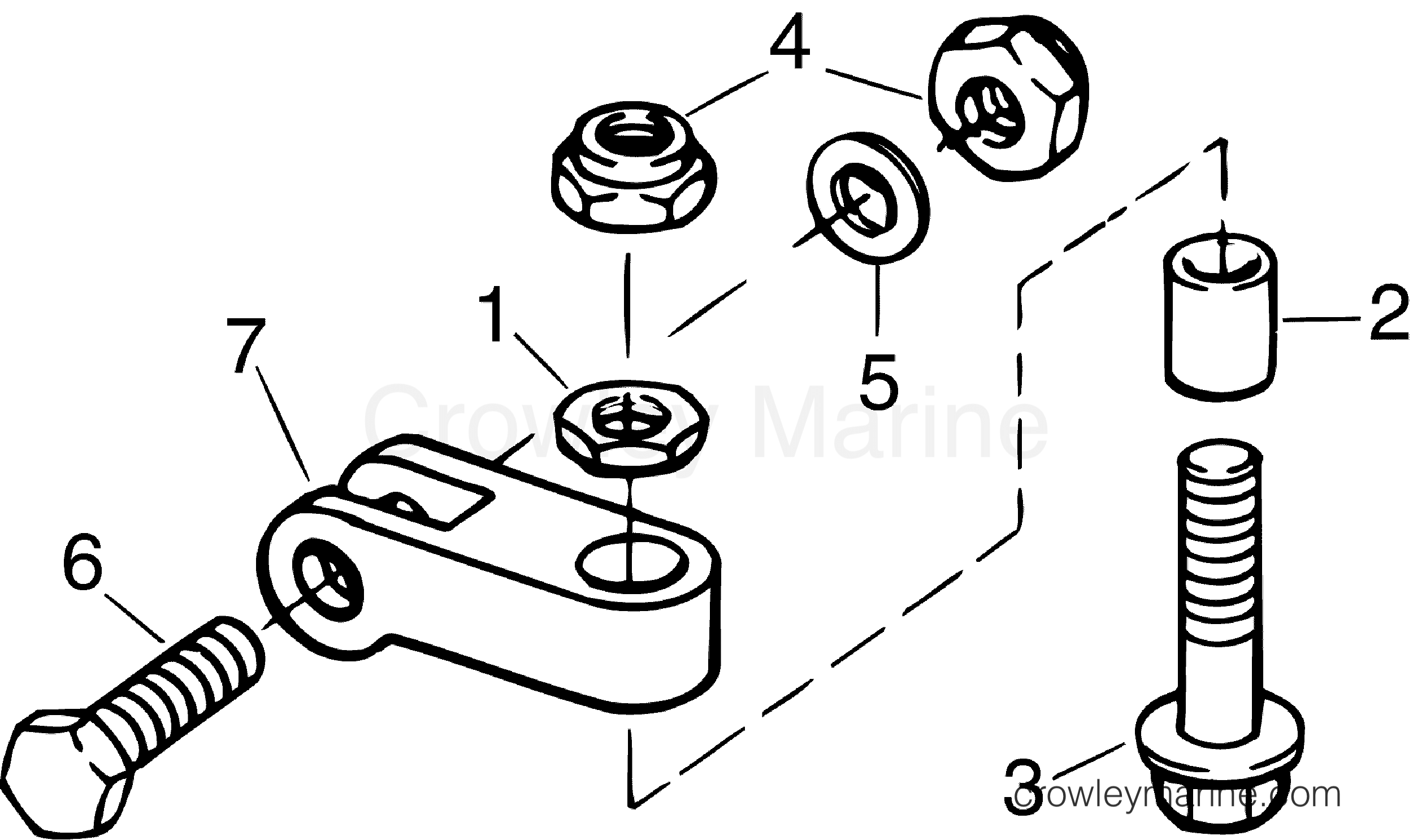 2005-2010 Rigging Accessories - Steering - BOLT & CLEVIS KIT