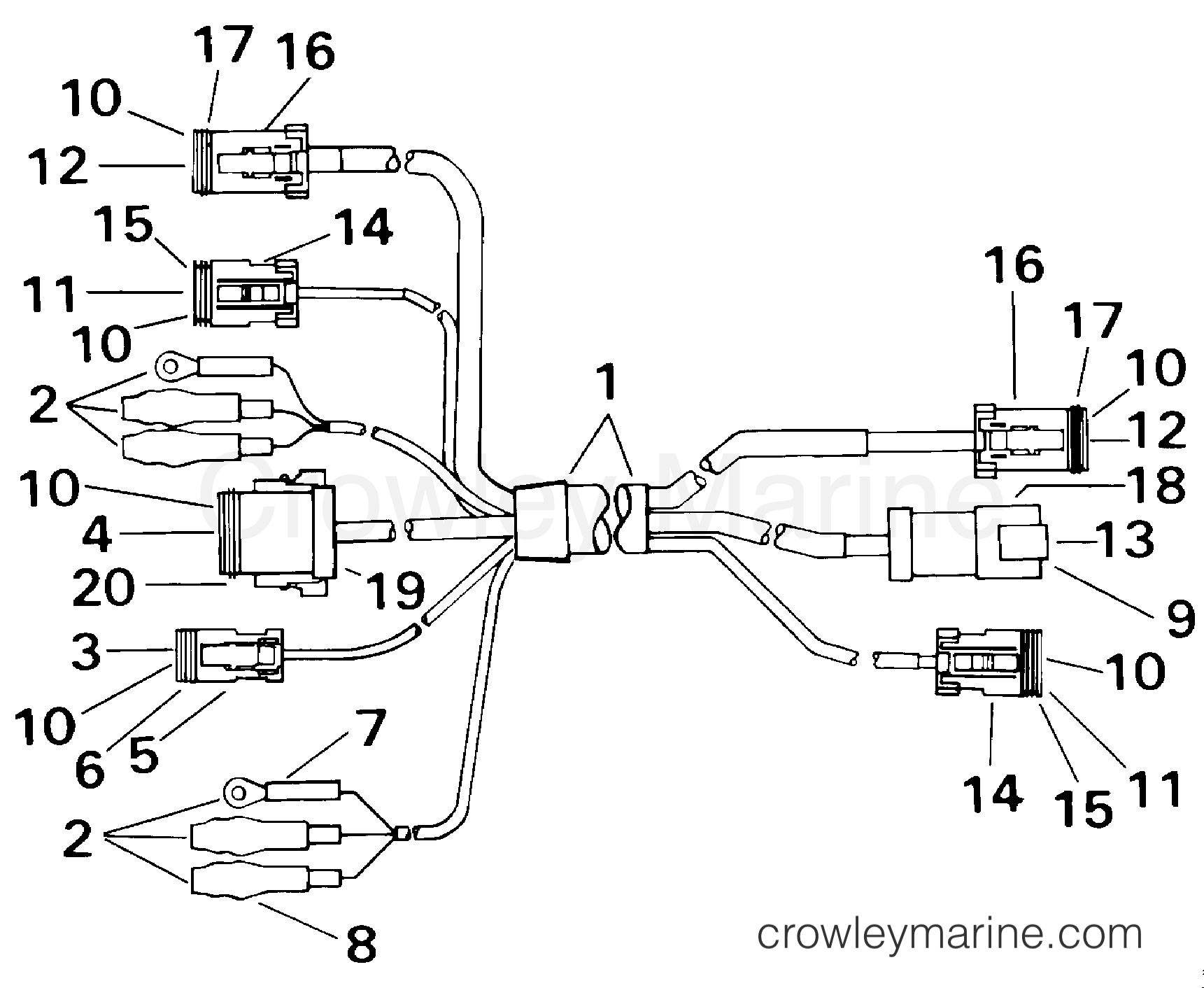 2000 Rigging Accessories - Electrical System - INSTRUMENT CABLE
