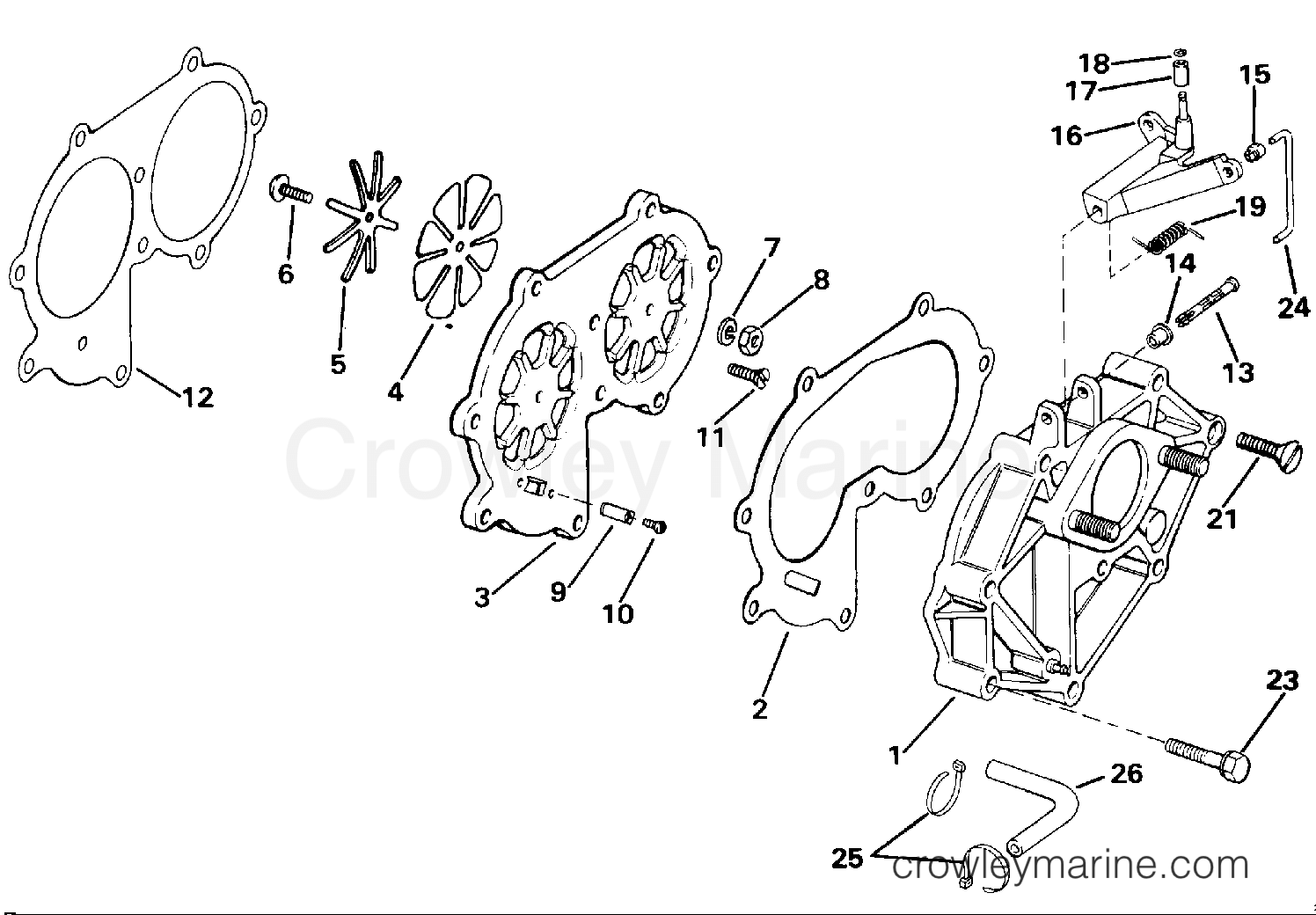 1993 Outboard 25 - J25TELETS - INTAKE MANIFOLD