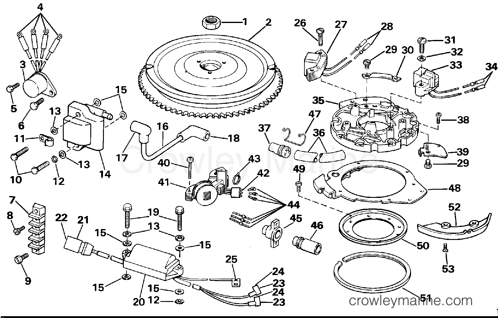 1988 Outboard 30 - E30TECCE - IGNITION