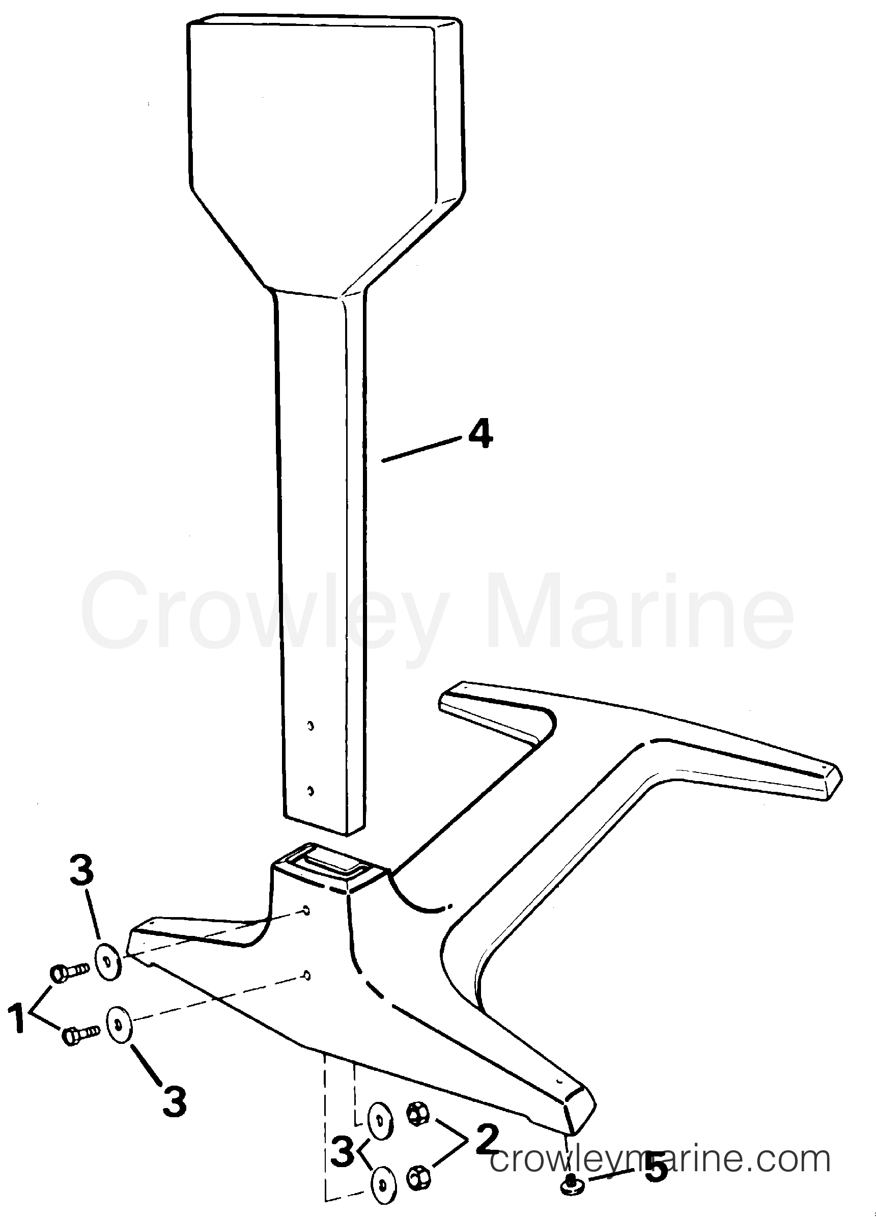 2000 Rigging Accessories - Miscellaneous - ENGINE DISPLAY STAND - 4 THRU 35