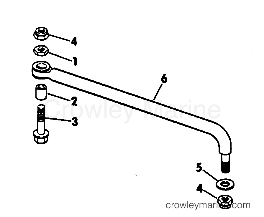 1983 Evinrude Outboards 75 - E75TRLCTE STEERING CONNECTOR KIT section