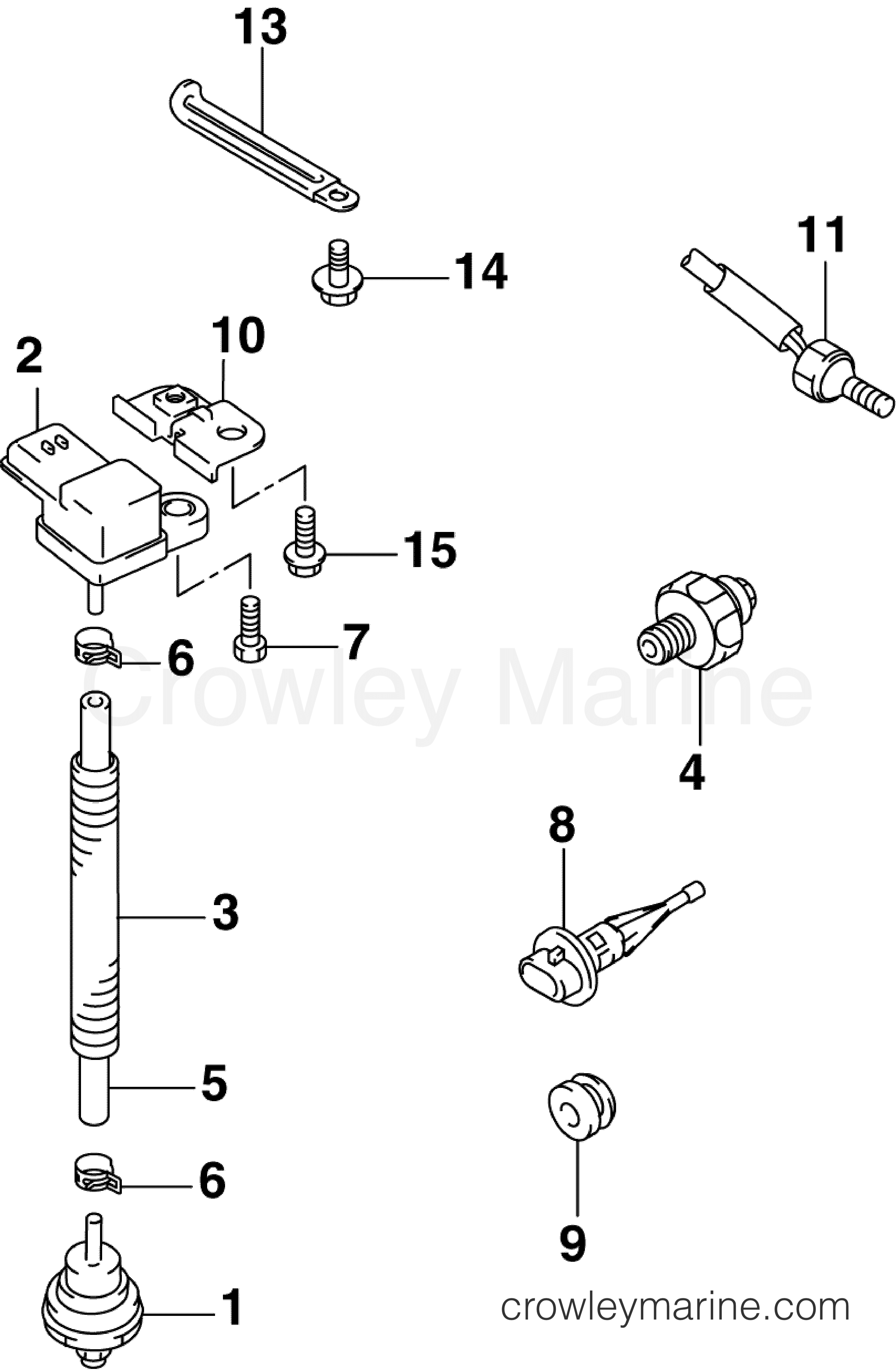 2006 Outboard 50 - BJ50PL4SDR - SENSOR GROUP