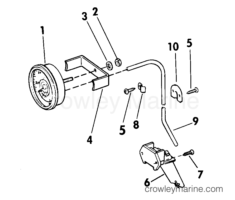 1980 Rigging Accessories - Instruments - SPEEDOMETER KIT-FLUSH MOUNT