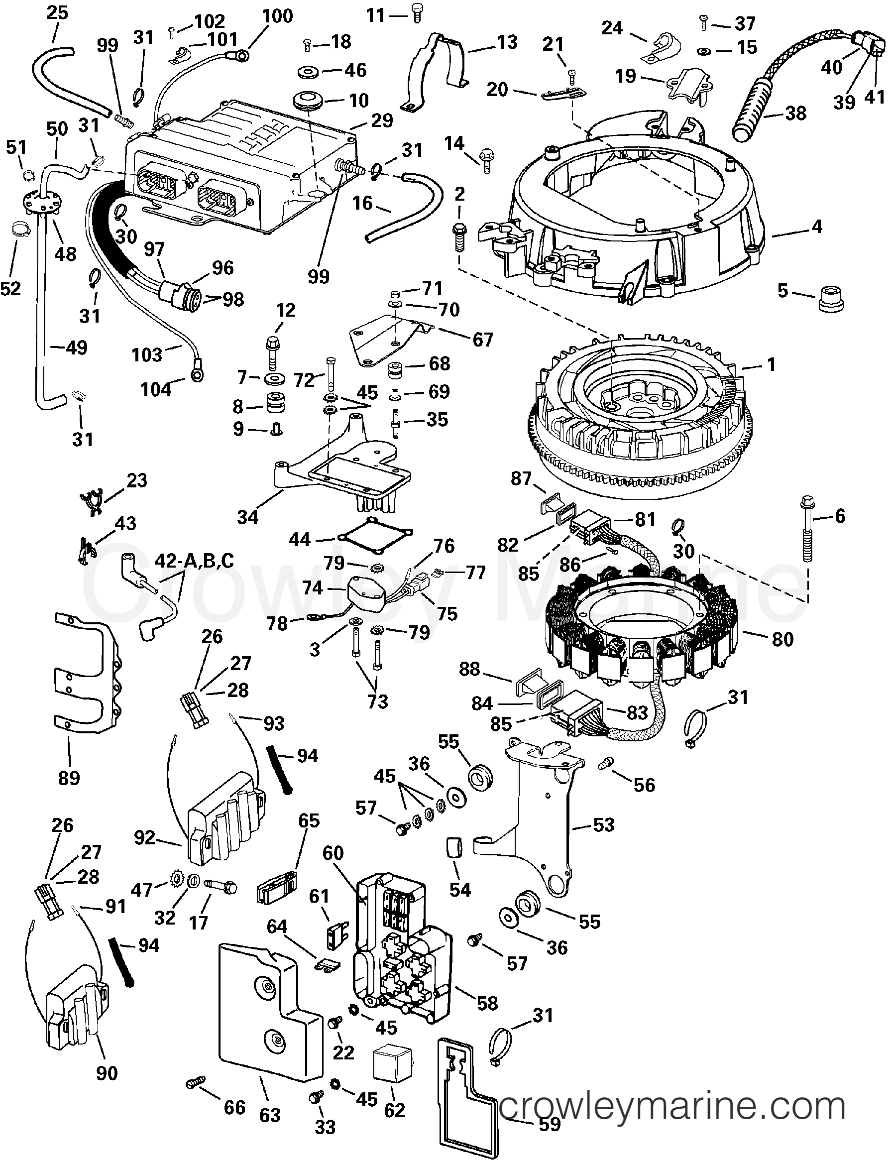 2005 Outboard 135 - E135FPXSOB - ELECTRICAL SYSTEM