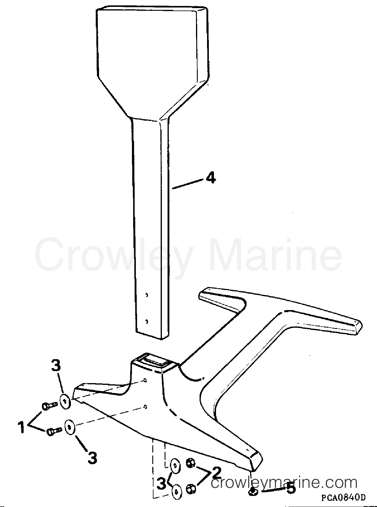 1995 Rigging Accessories - Miscellaneous - ENGINE DISPLAY STAND - 4 THRU 35