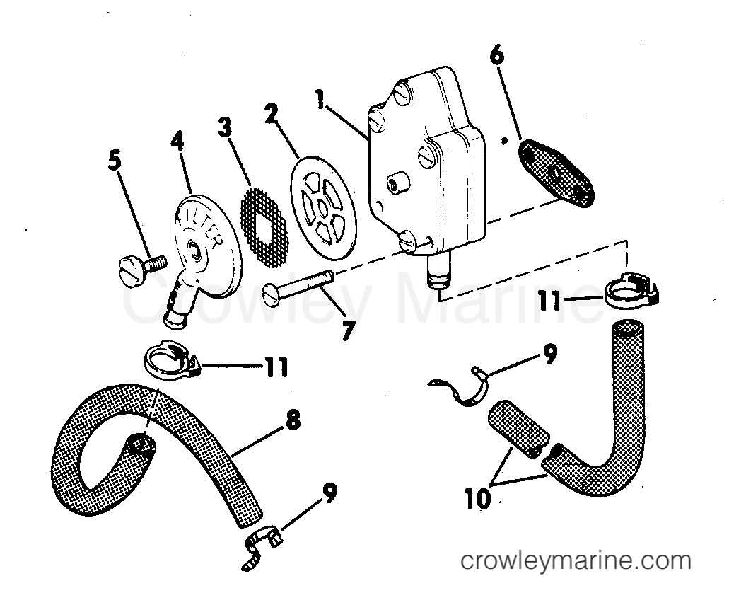 1978 Outboard 25 - 25E78C - FUEL PUMP