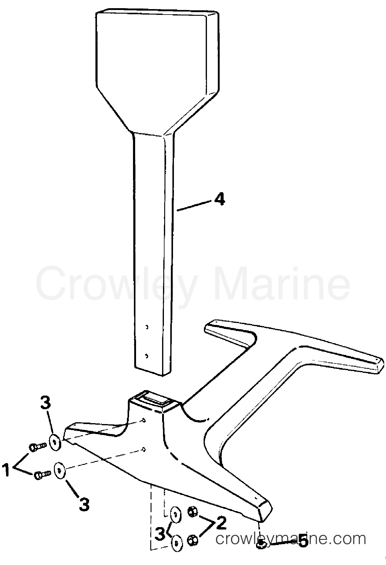 1993 Rigging Accessories - Miscellaneous - ENGINE DISPLAY STAND - 4 THRU 35