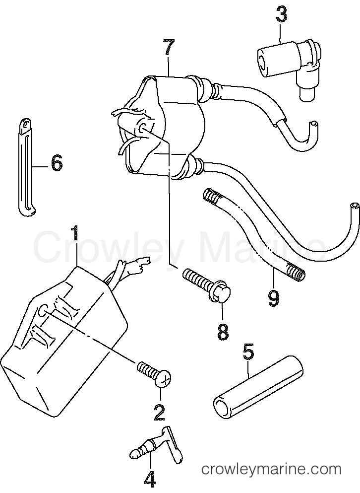 2003 Outboard 10 - J10TEL4STC - IGNITION COIL