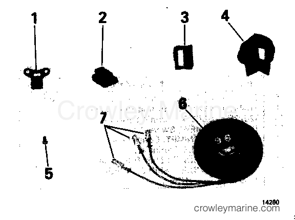1990 Rigging Accessories - Remote Controls - TRIM/TILT KIT