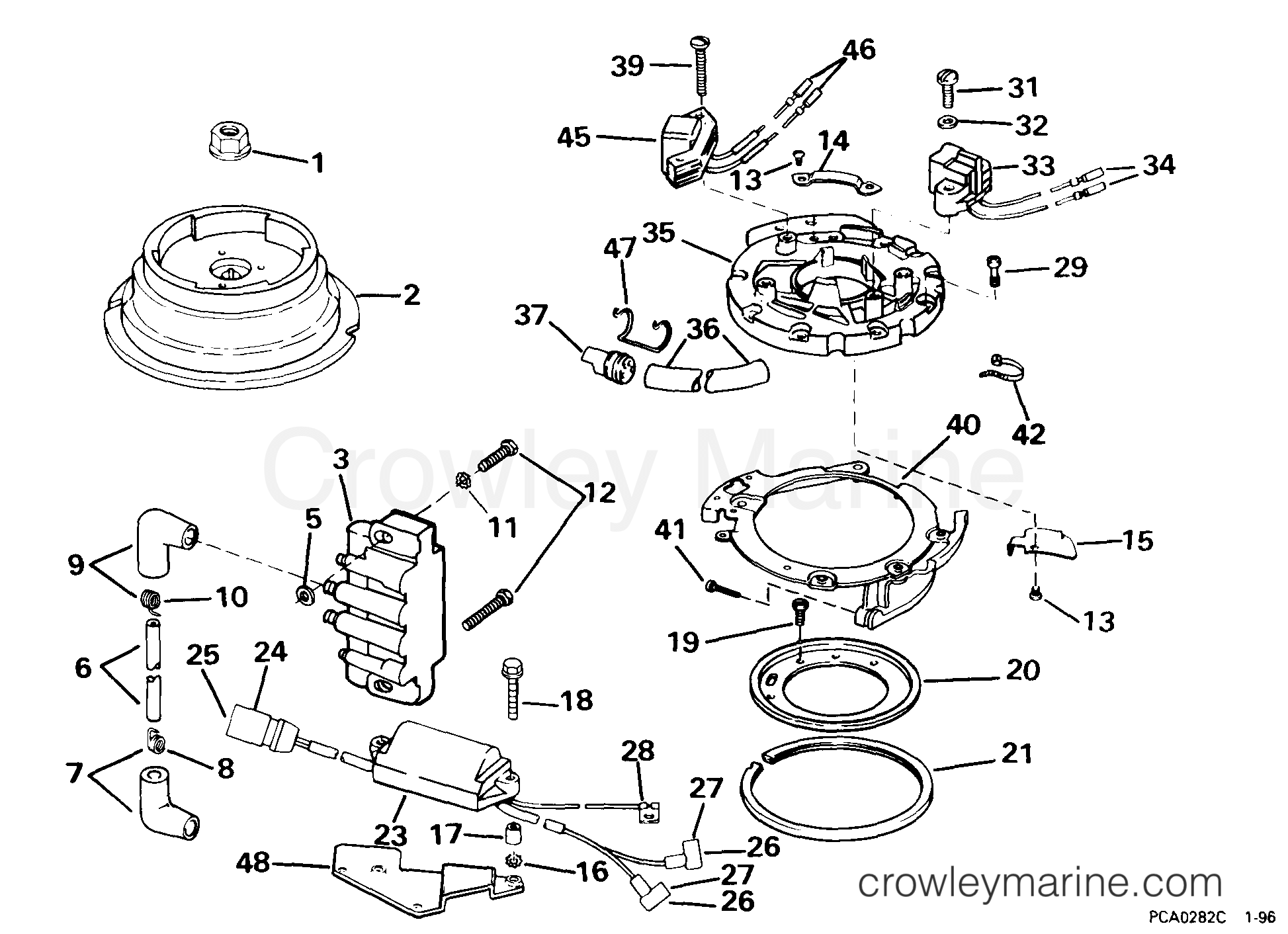1999 Outboard 8 - J8WREES - IGNITION