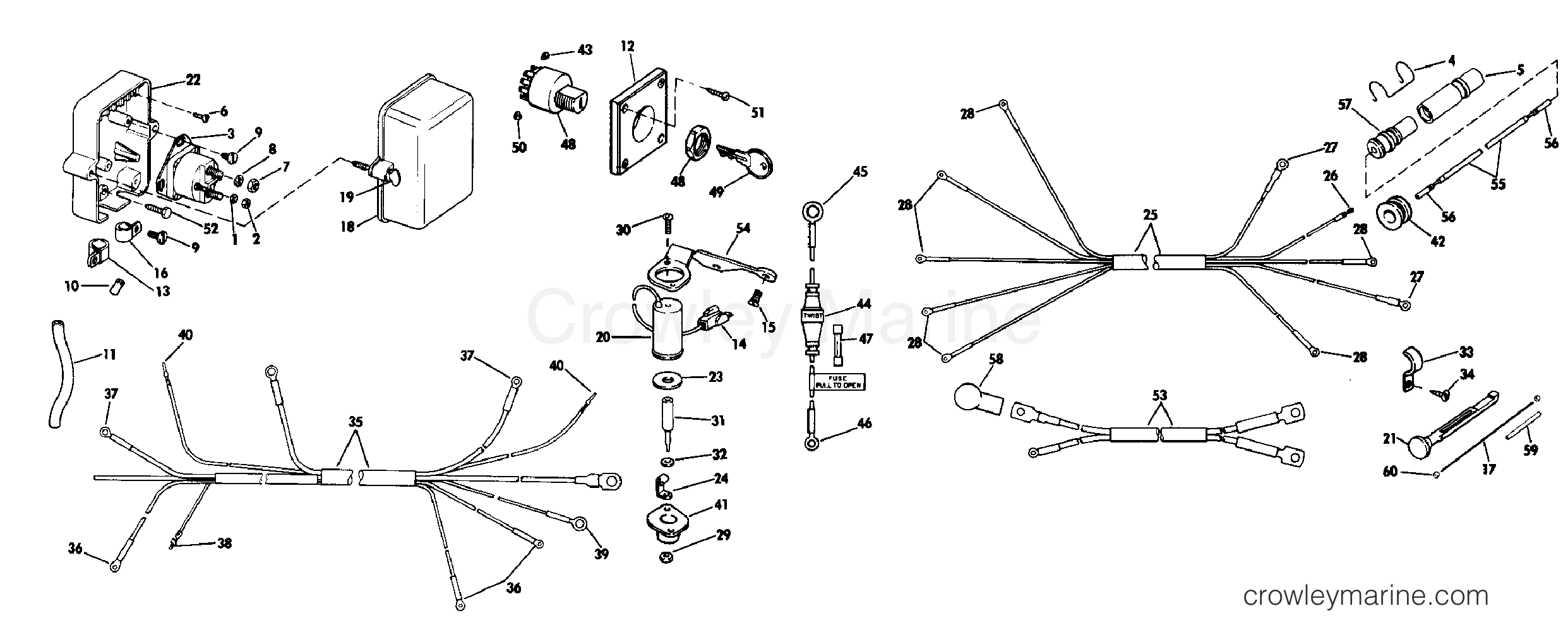 1989 Rigging Accessories - Electrical System - REMOTE STARTING KIT - 9.9, 15 TE