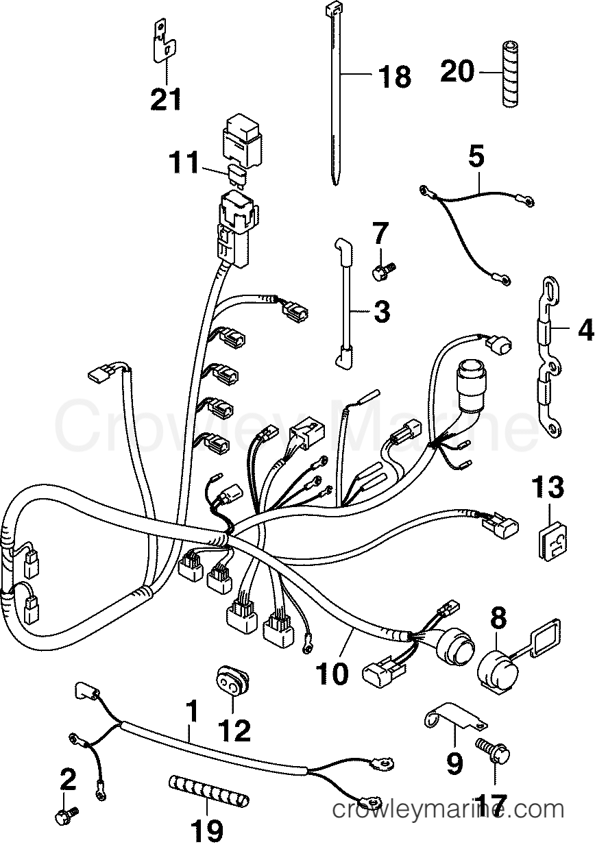 2005 Outboard 60 - J60PL4SOA - ELECTRICAL HARNESS