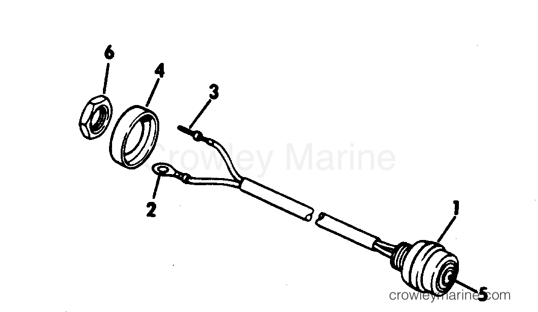 1982 Outboard 25 - J25RLCNB - SHORTING SWITCH