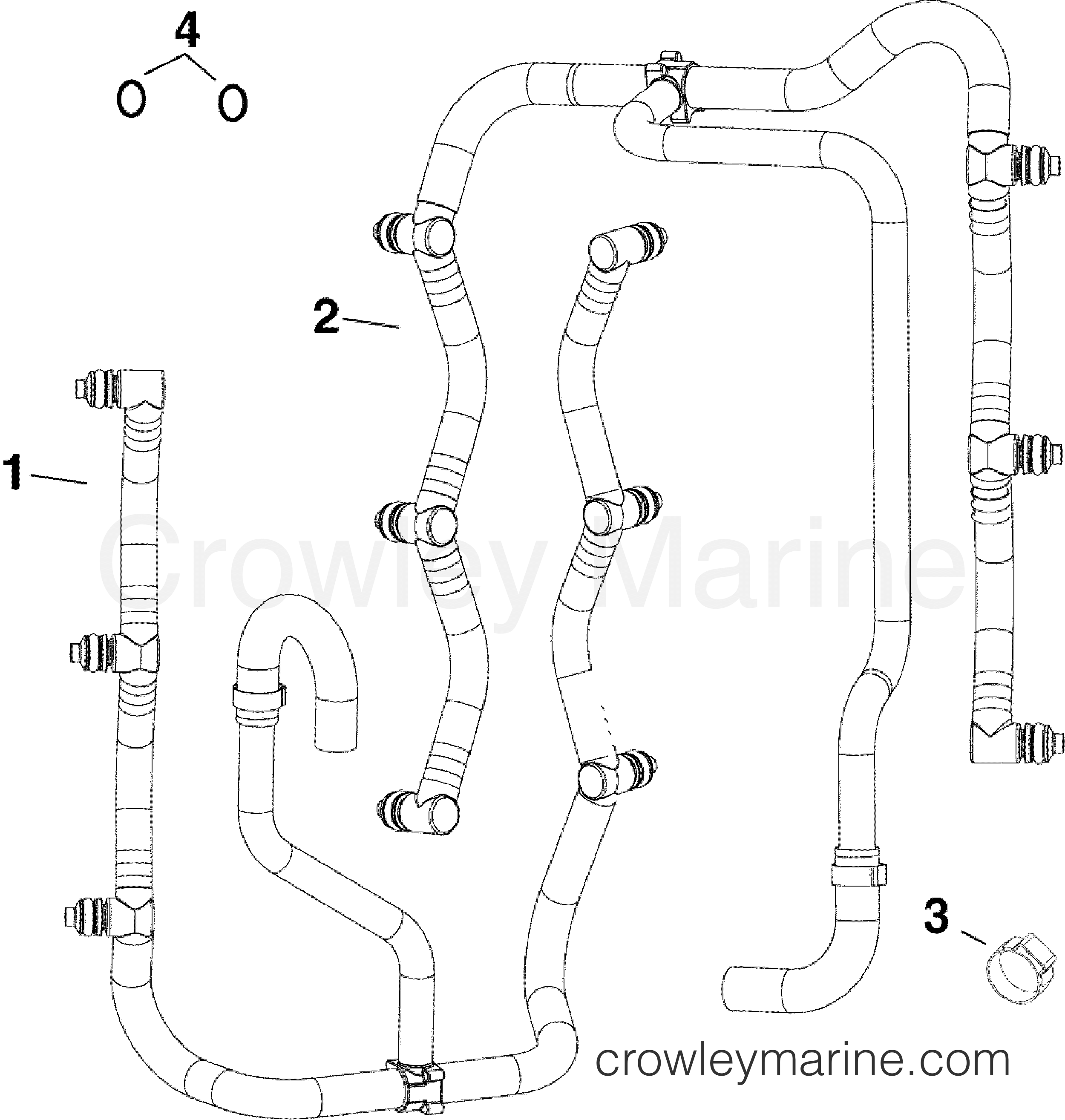 2007 Evinrude Outboards 150 - E150DBXSUF FUEL RAILS section