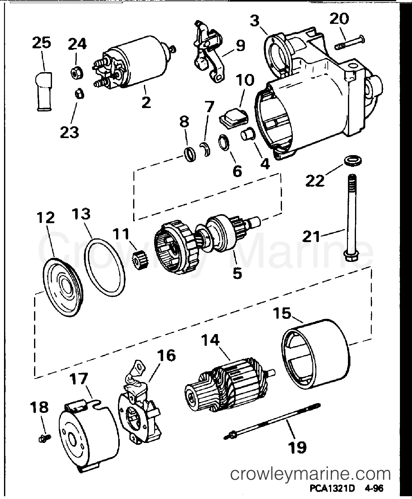 1996 Stern Drive 4.3 - 43FAPNCA - STARTER