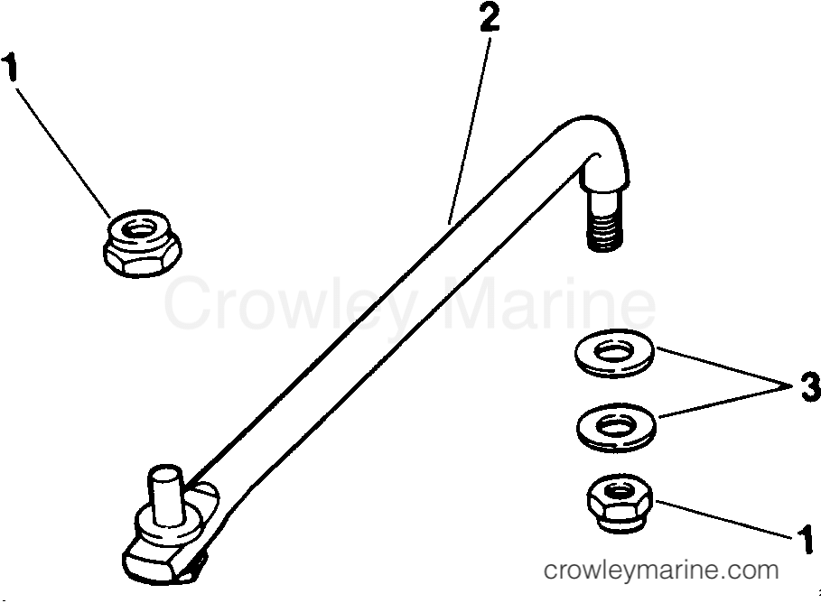 1991 Outboard 150 - J150TLEIE - STEERING LINK KIT