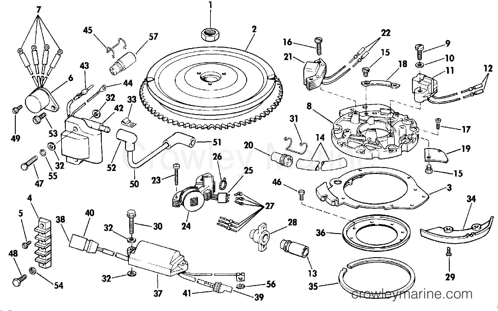 1984 Outboard 25 - E25TECRD - IGNITION