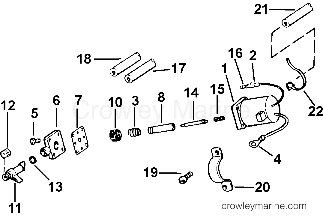 2003 Outboard 50 - J50PLSTD - PRIMER SYSTEM