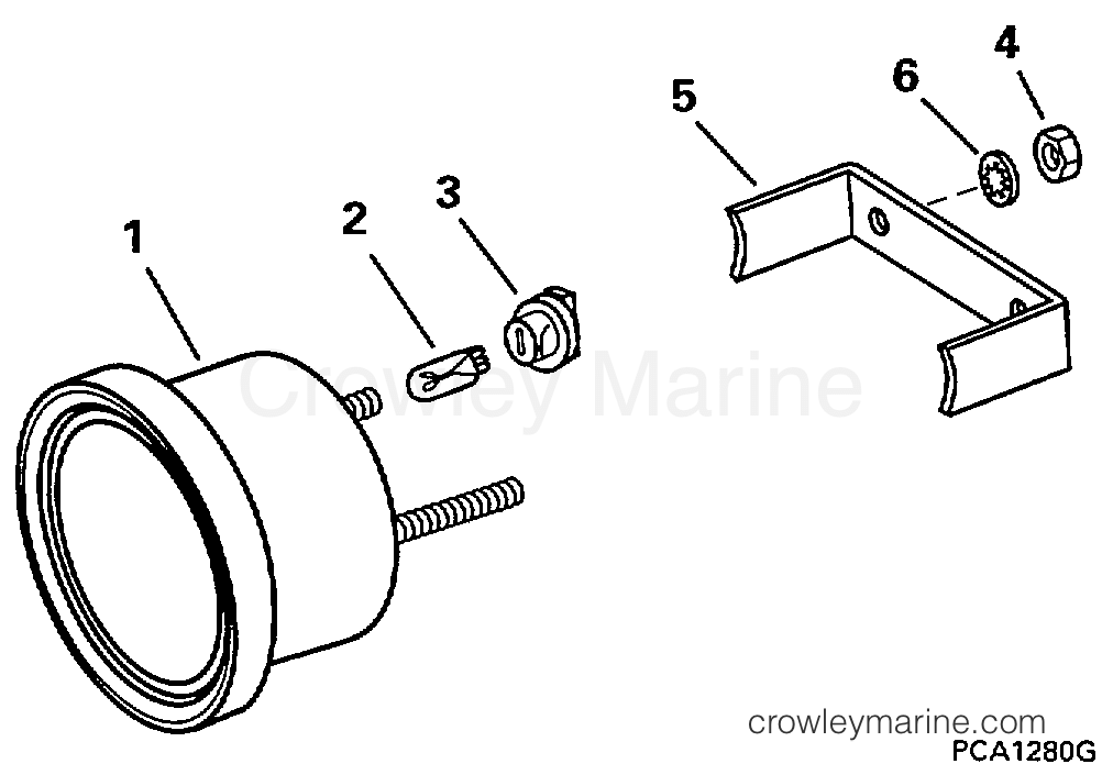 1997 Outboard 150 - SJ150WTPLT - OMC - TACHOMETER