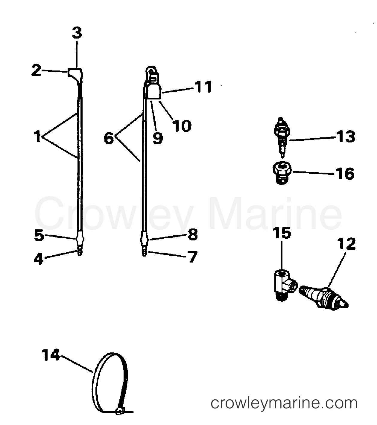 1995 Rigging OMC Stern Drive - All Models - AUDIBLE WARNING KIT - 4.3 MODELS