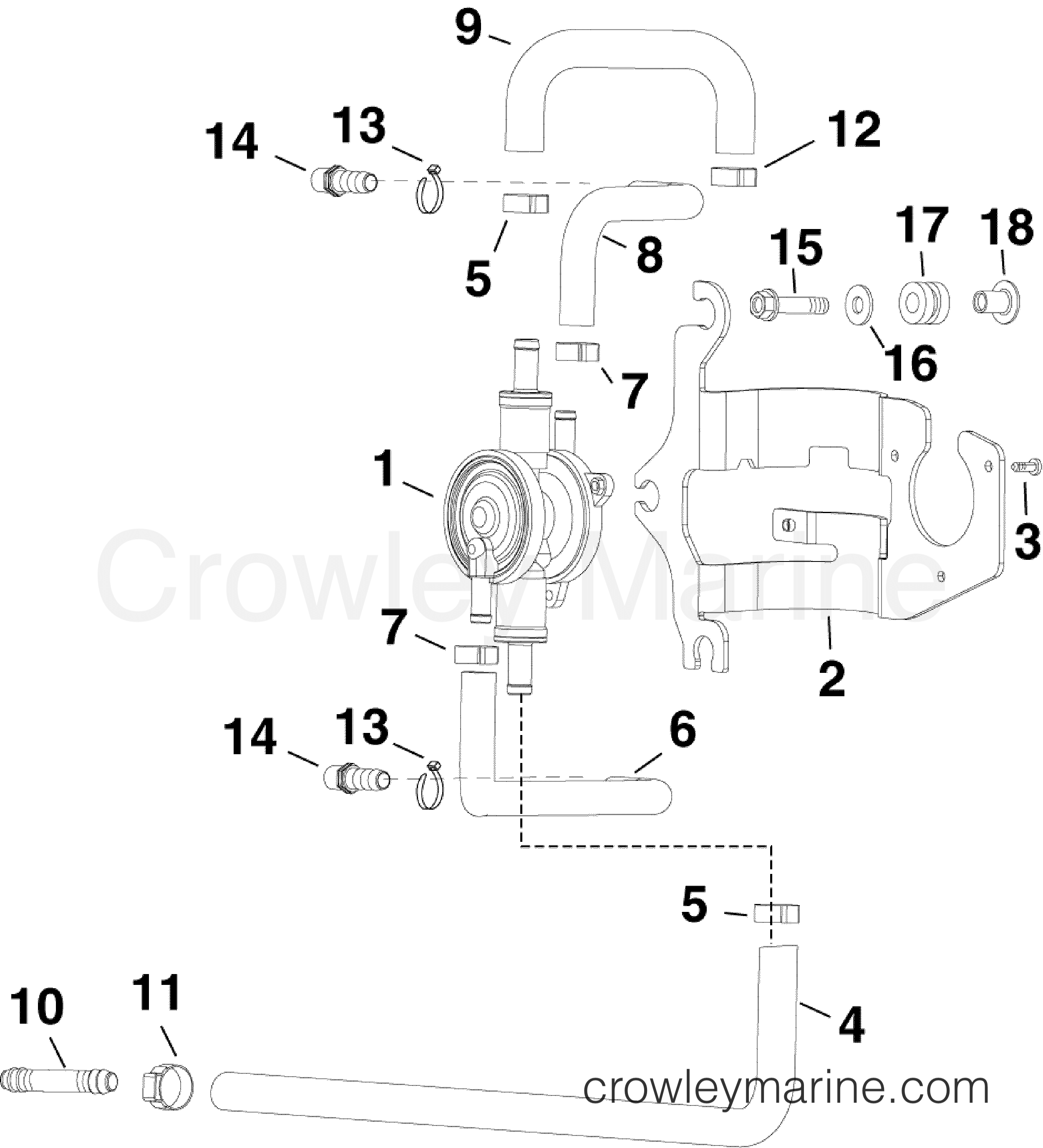 2010 Evinrude Outboards 250 - DE250CXISF FUEL LIFT PUMP section