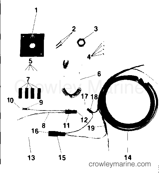 1989 Rigging Accessories - Electrical System - EMERGENCY IGNITION CUTOFF SWITCH - DUAL ENGINE