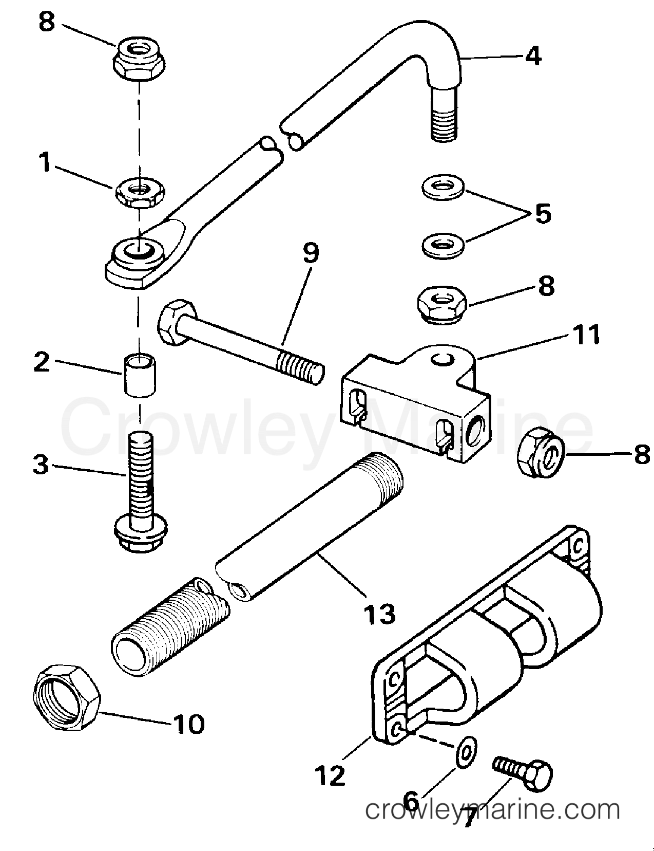DUAL CABLE CONNECTOR KIT - PARALLEL ENTRY V4, V6 MODELS - 1990 Rigging ...