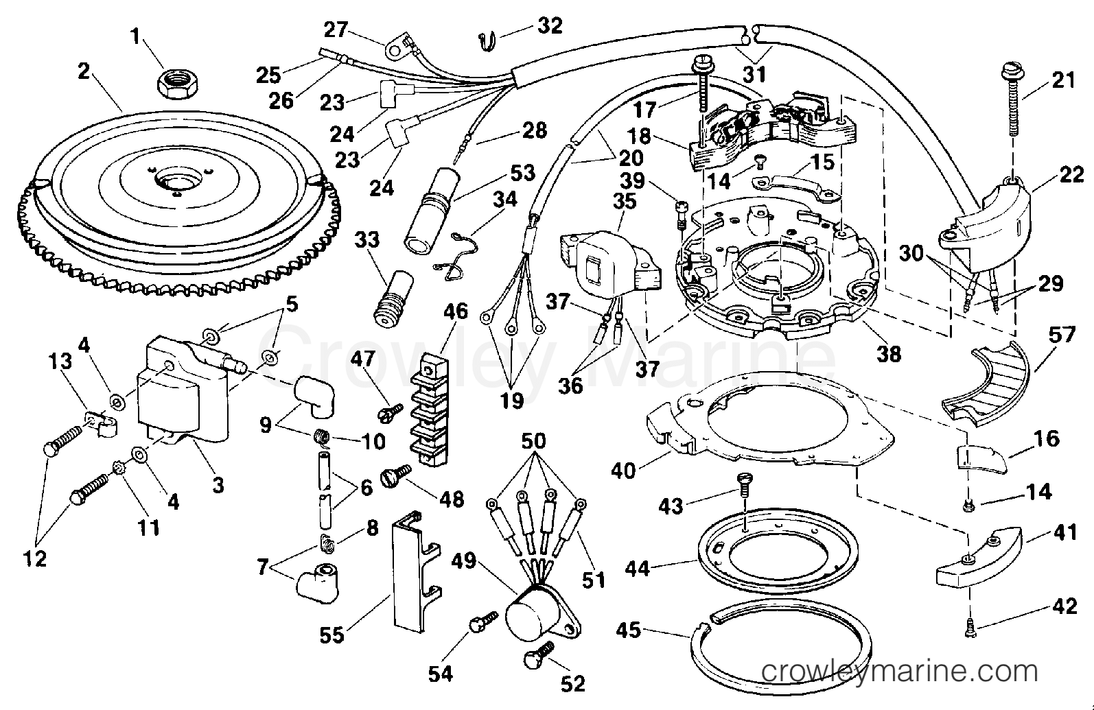 1991 Outboard 25 - E25EEID - IGNITION
