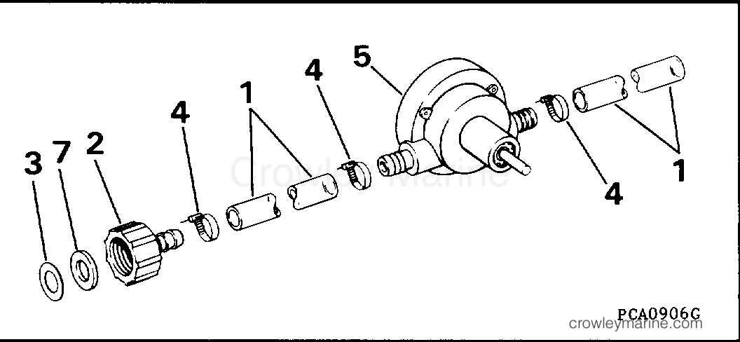 1995 Rigging OMC Stern Drive - All Models - OIL DRAIN PUMP KIT