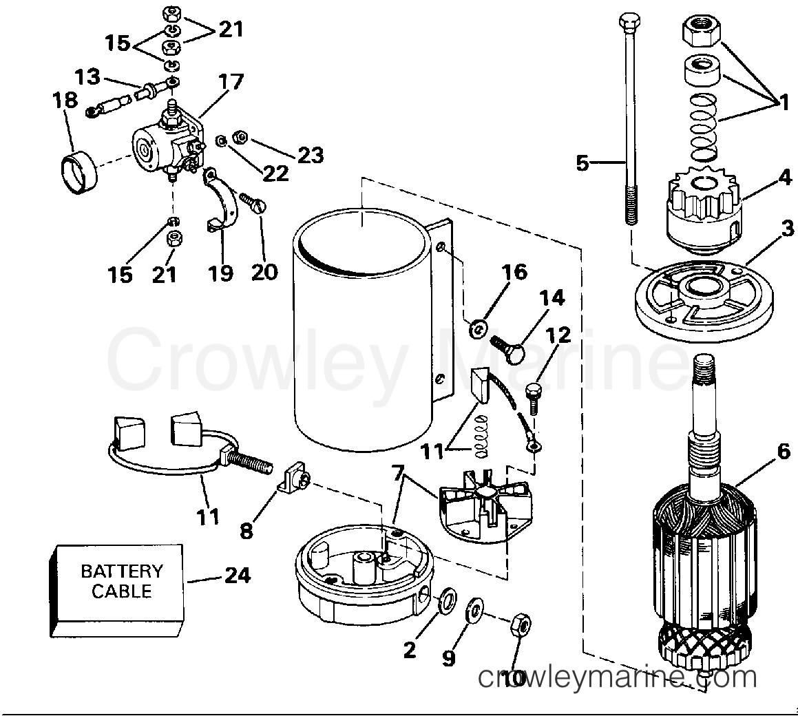 1992 Outboard 60 - J60TTLENE - ELECTRIC STARTER