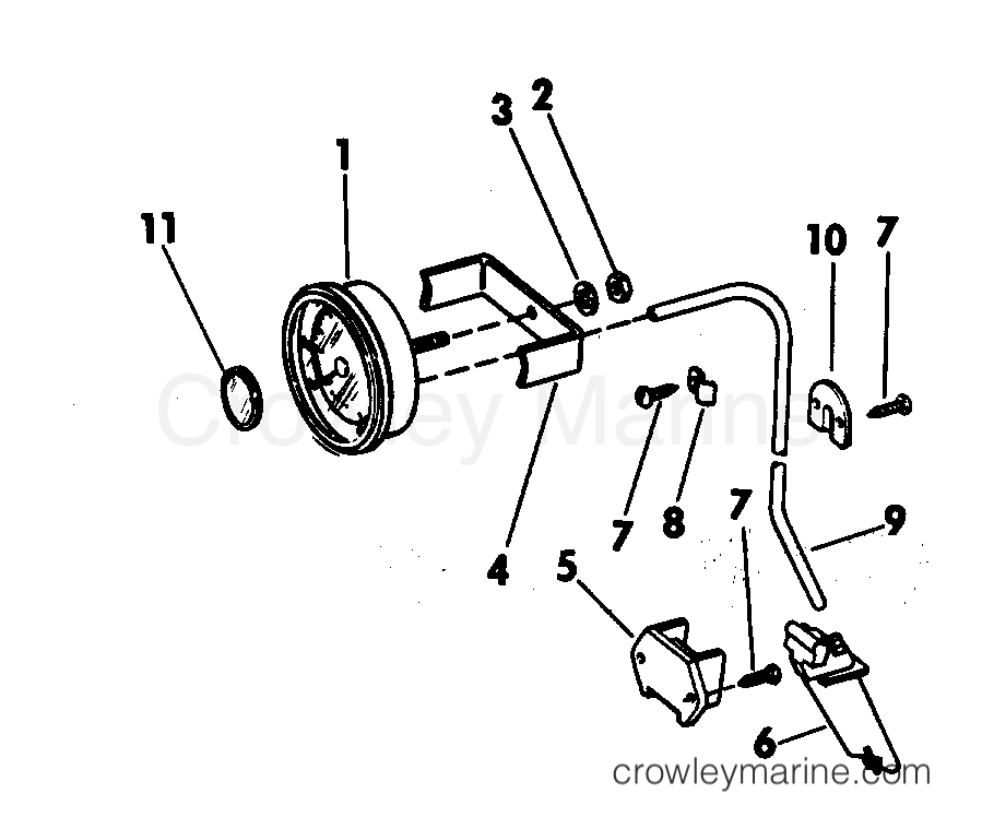 1974 Rigging Accessories - Instruments - SPEEDOMETER KIT-RING BEZEL