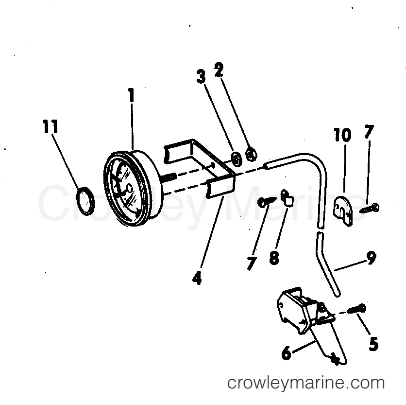 1978 Rigging Accessories - Instruments - SPEEDOMETER KIT - RING BEZEL