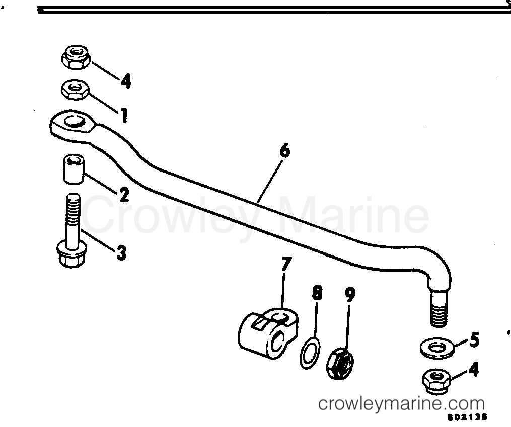 1982 Rigging Accessories - Steering - STEERING CONNECTOR KIT 35-60
