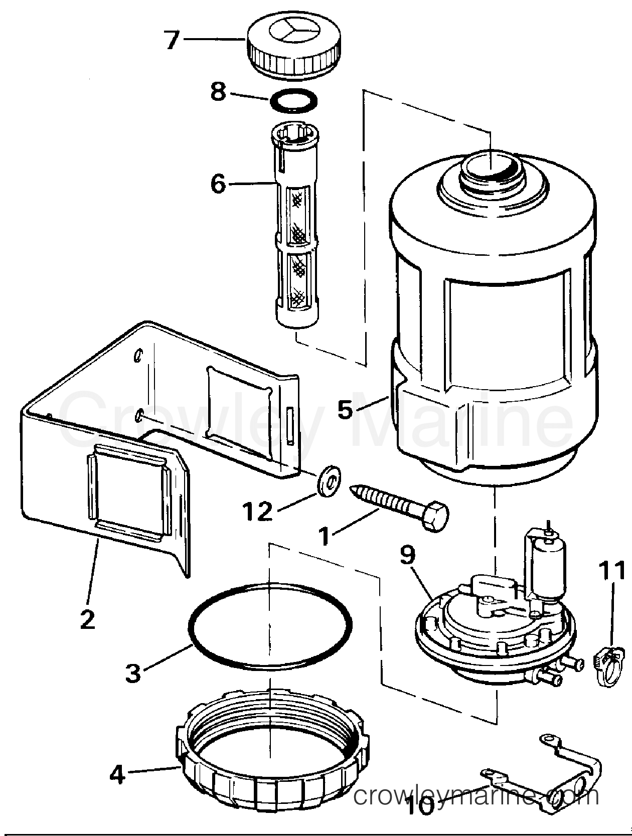 1988 Rigging Accessories - Fuel System - ACCUMIX R REMOTE MOUNT