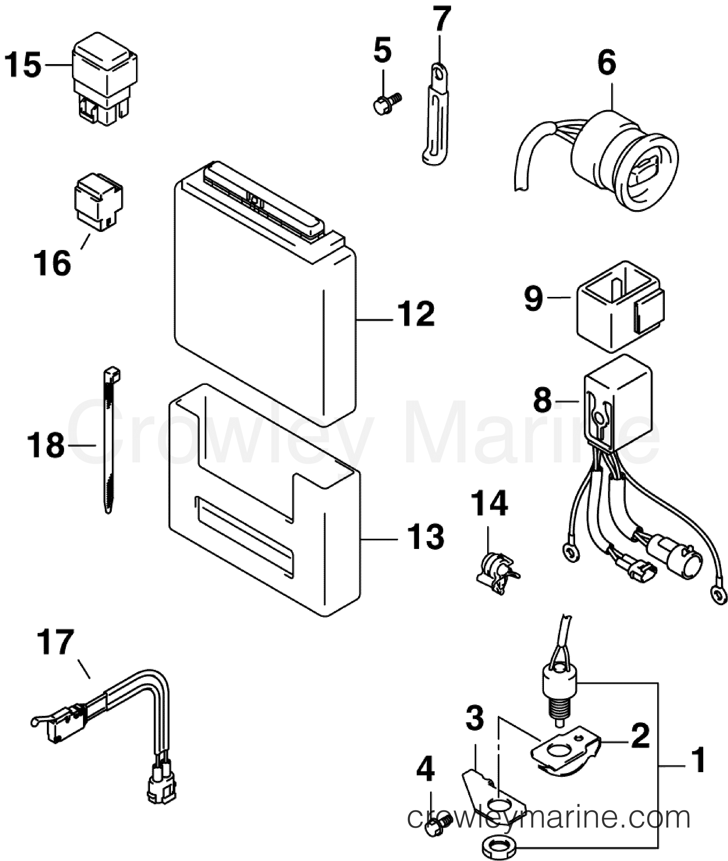 2006 Outboard 60 - BJ60PL4SDM - ENGINE CONTROL UNIT