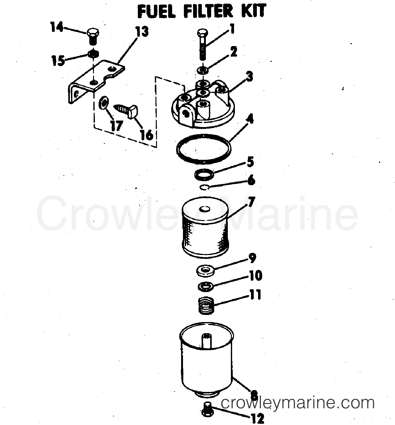 1977 Rigging Accessories - Fuel System - FUEL FILTER KIT