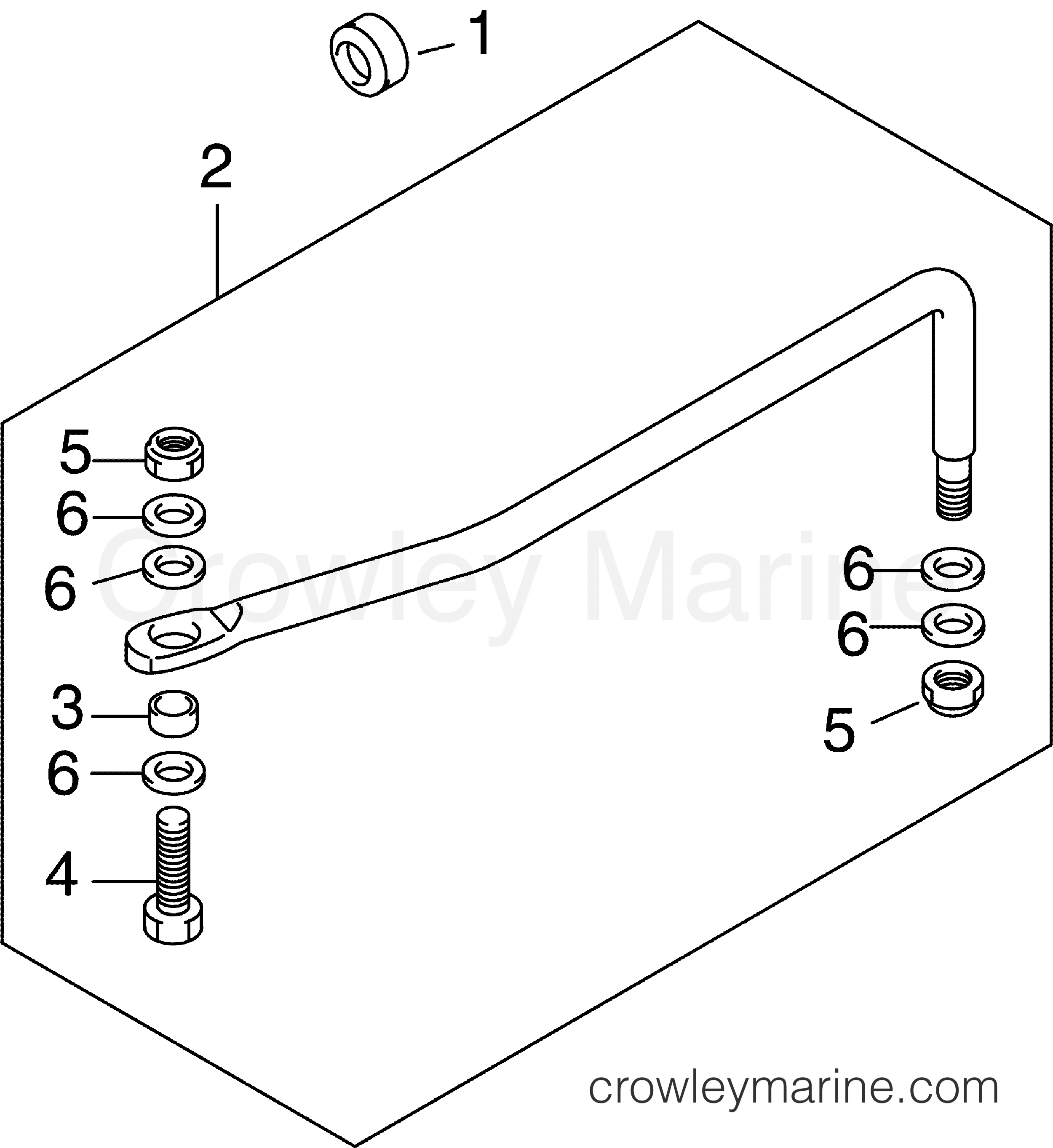 2006 Outboard 25 - J25E4SDC - STEERING CONNECTOR KIT