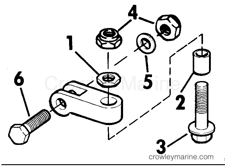 1992 Rigging Accessories - Steering - STEERING BOLT AND CLEVIS ASSEMBLY KIT