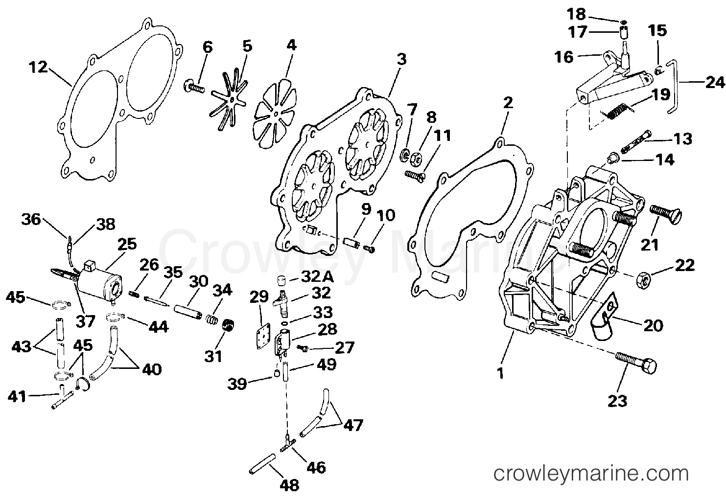 1992 Outboard 28 - J28ESLENE - INTAKE MANIFOLD