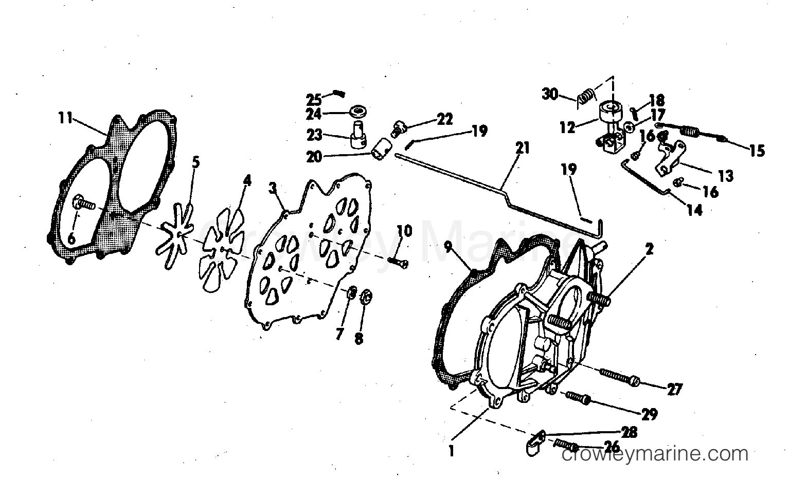 1973 Outboard 40 - 40RL73D - INTAKE MANIFOLD