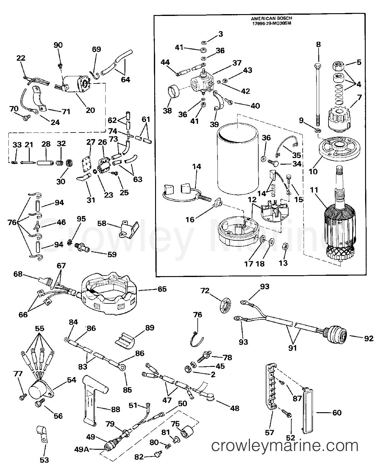 1988 Rigging Accessories - Electrical System - ELECTRIC START KIT 65